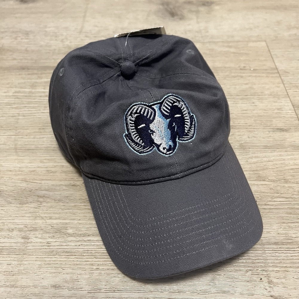 Tufts University Jumbos Adidas Gray Adjustable Hat NWT OSFM NCAA Boston BU BC NE - Picture 3 of 7